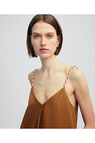 İpekyol Contrast Wrap Strap Dress