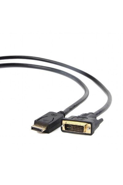 Gembird Cablu GEMBIRD CC-DPM-DVIM-6, DisplayPort - DVI-D DL, 1.8m, Full HD/60Hz (Negru)