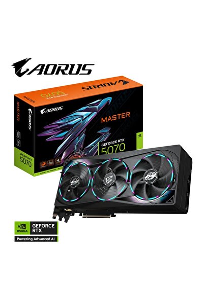 Universal بطاقة الرسومات جيجابايت أوروس جيفورس RTX5070 ماستر 12 جيجابايت 192 ...
