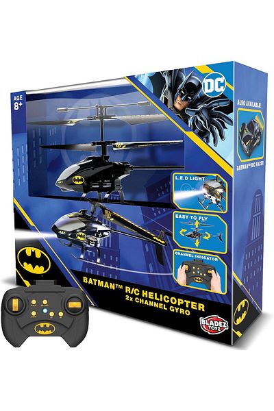 DC Batman RC Gyro 2-Channel Batman helicopter BTDC H01