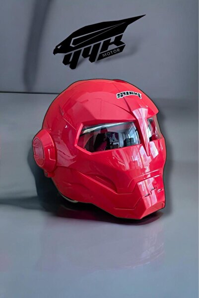 yyk IRON MAN Demir Adam Motosiklet kaskı