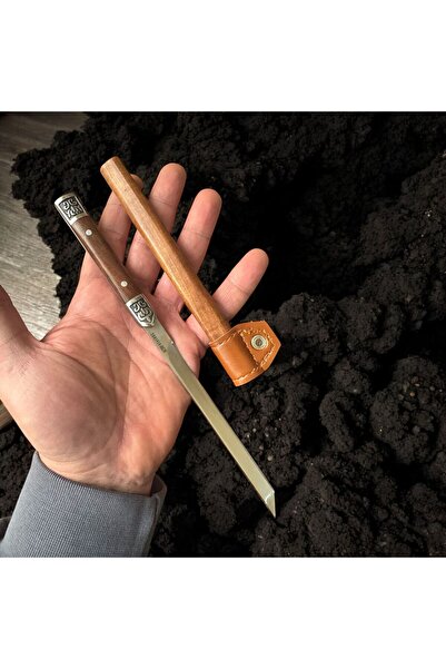 Retro Steampunk TANTO AĞIZ KILIFLI ÇAKI