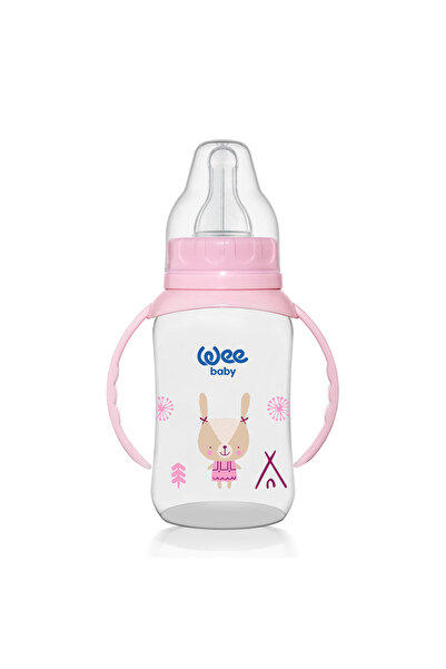 Wee Baby Classic Pp Baby Bottle with Handle 270 ml - Blue