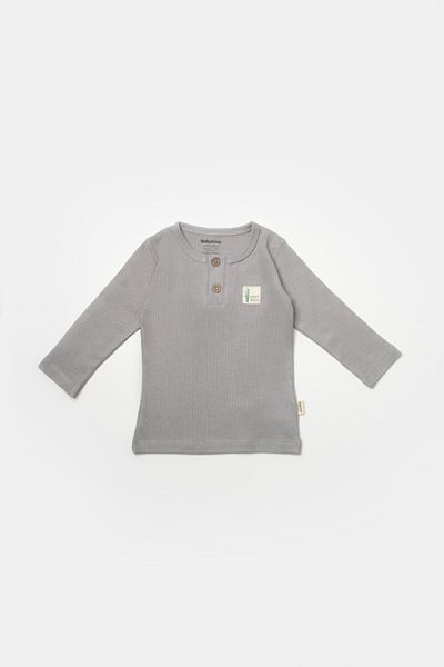 BabyCosy Organic Wear 3-piece set: blouse, pants and Bamboo hat, gray, BabyCosy, 50% cotton+50% bamboo