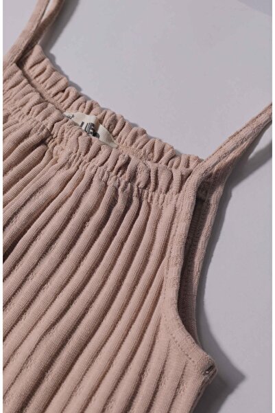 LUESS Κοριτσίστικη φόρμα με λουράκι - Σχέδιο μηδενικού μανίκι