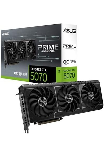 ASUS RTX5070 PCIe 5.0 Video Card 12GB GDDR7 OC Edition PRIME-RTX5070-O12G