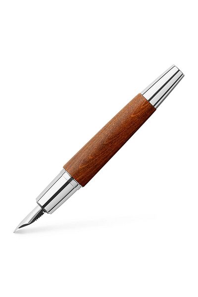 Faber Castell Fountain Pen E-Motion Pearwood/Light Brown F Faber-Castell