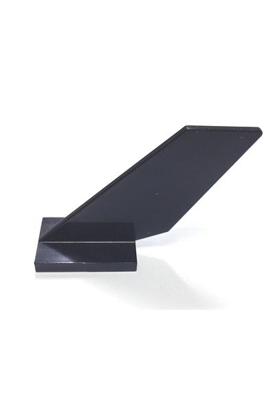 LEGO Moc Custom Accessory Brick Tail 4 X 1 X 3 Black Aircraft Wing Brick 2 Pieces to Send