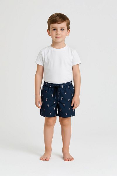 MARKAPIA Boy's Ship Sea Shorts - Pocketed