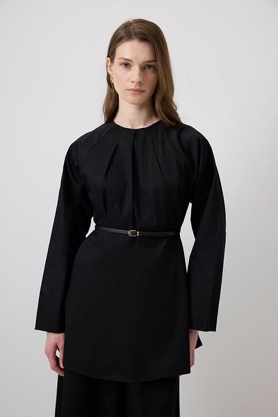 Touché Privé Belted Tunic Pants Suit