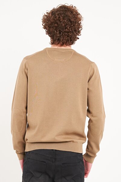 Timeout Men's solid-color sweater with logo