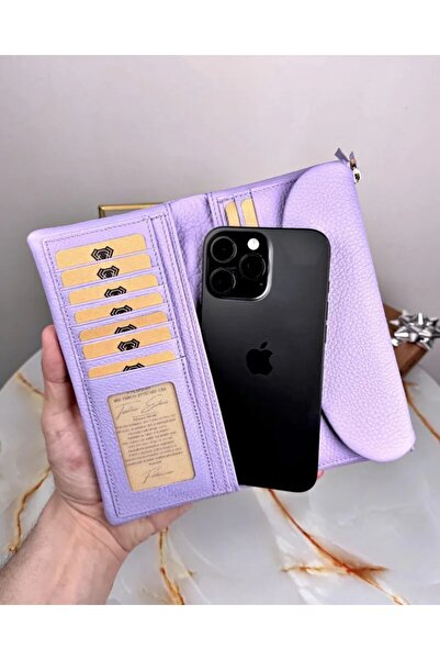 Fil Deri Шкіряний жіночий гаманець з відділенням для телефону 2049