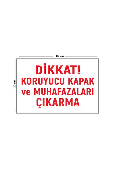 Lucena Metal Caution Extraction of Covers and Enclosures 20cm X 30cm A4 Size Warning Sign
