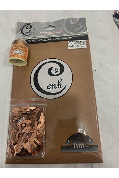 Cenk Düz Yazma Altınbaşak İp Pul Seti No:426 Sütlü Kahve