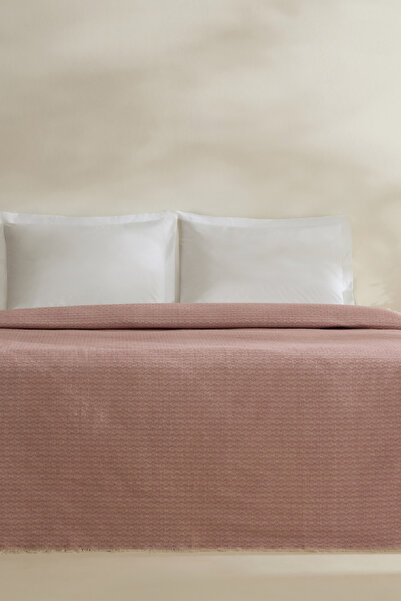 Karaca Home Caris Çift Kişilik Tek Pike Pembe