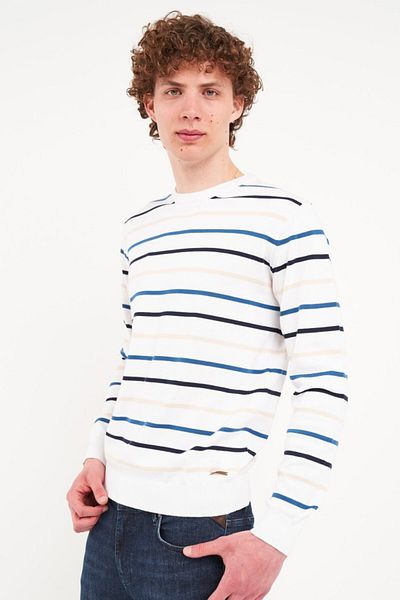 Timeout Men's sweater with striped pattern
