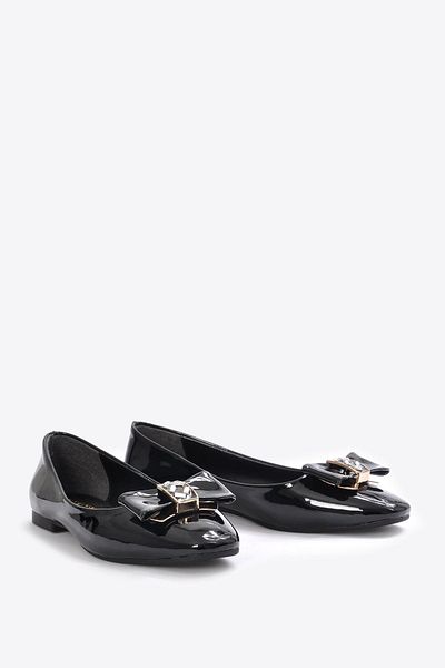 Vizon Ayakkabı Women's Black Ballerina Ballet Vzn25Y-016