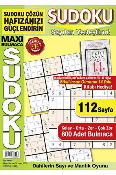 MAXİ Maxi Bulmaca Sudoku 002