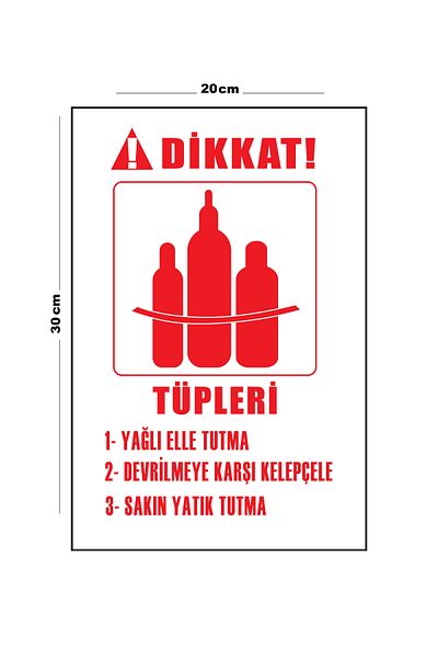 Lucena Metal Caution Tubes Oily Hand Hold 20cm X 30cm A4 Size Warning Sign Directional Sign