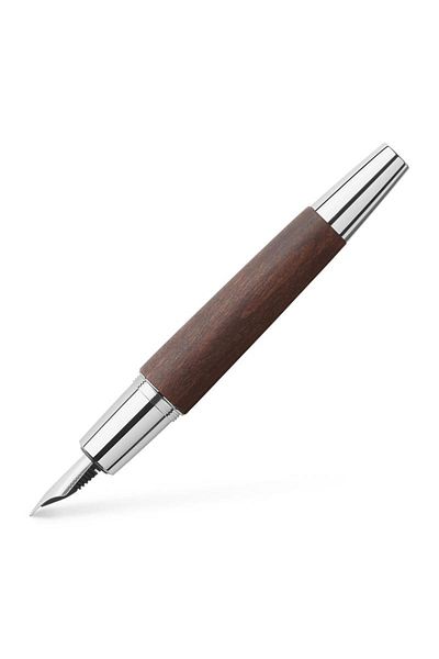 Faber Castell Fountain Pen E-Motion Pearwood/Dark Brown M Faber-Castell