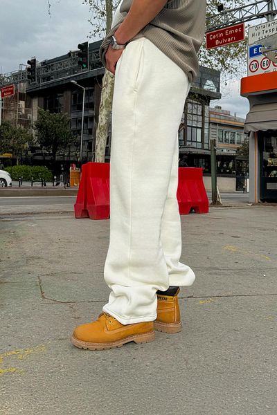 Flaw Wear Adjustable Leg Basic Baggy Sweatpants