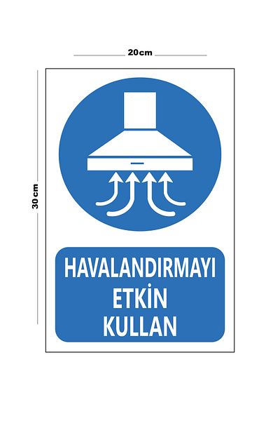 Lucena Effectively Use Metal Vent 20cm X 30cm A4 Size Warning Sign Directional Sign