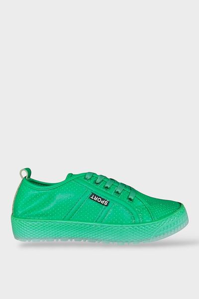 Liger Pantofi sport damă cu șireturi, verzi