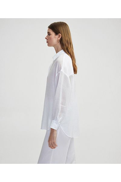 İpekyol Loose-fitting linen shirt
