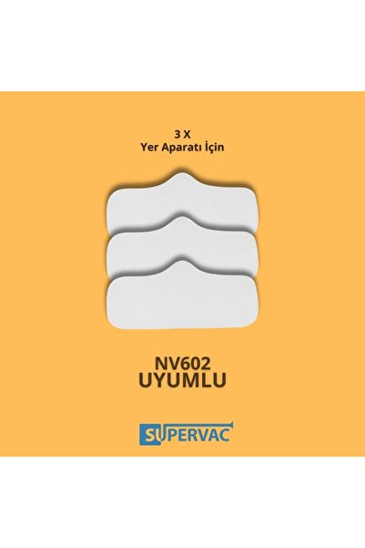 Supervac Πανί δαπέδου συμβατό με πολυλειτουργικό μηχάνημα καθαρισμού με ατμό Yuı Nv602 3 τεμαχίων