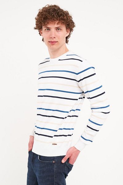 Timeout Men's sweater with striped pattern