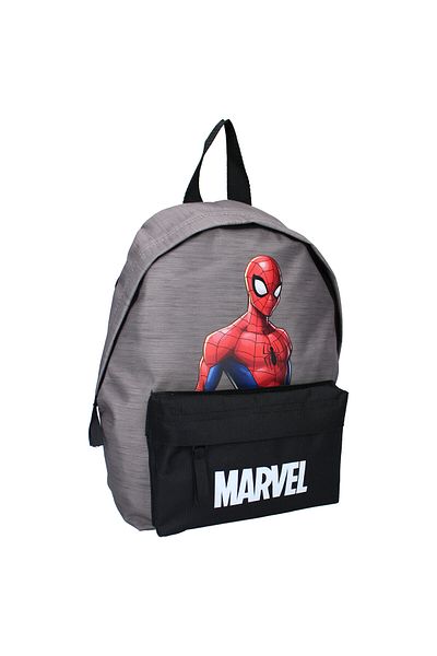 SPIDERMAN Multicolored backpack with two compartments, 31x22x10 cm, Mighty Powerful, Spiderman