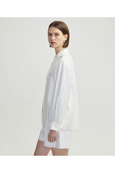 İpekyol Textured Off Shoulder Shirt