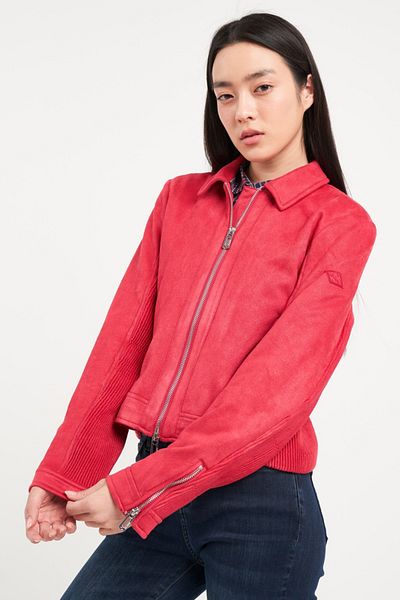 Lee Cooper Women's jacket with logo and zipper pockets