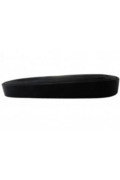 Go İthalat Black - 2cm Leg Elastic Flat Wide 10Mt (5047)