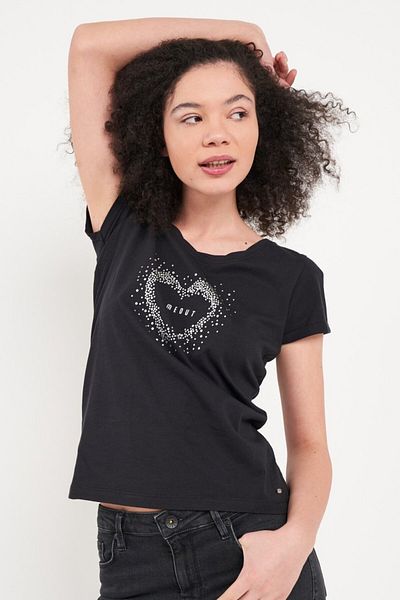 Timeout Women's T-shirt with heart print