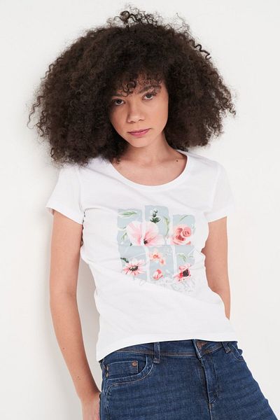 Timeout Women's T-shirt with floral print