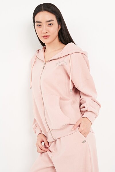 Timeout Hanorac dama cu fermoar si gluga