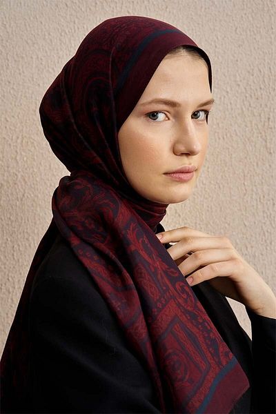 ED Scarf Red Celebrity Celestial Shawl
