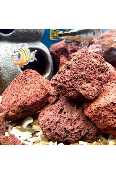 Generic Natural red volcanic stone 80-150mm 500G
