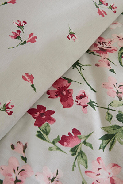 Karaca Home Madison 100% Cotton Double Duvet Cover Pique Set Pink