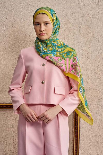 ED Scarf Yellow Celebrity Celestial Shawl