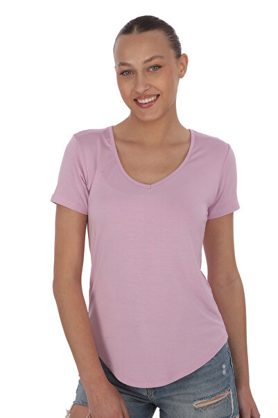 penyebizden Μπλουζάκι Lavender Pink Extra Soft Viscon