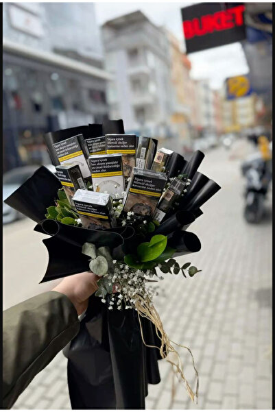 Fox Çiçek Sigara Buketi sevgili kız erkek arkadaşa hediyelik özel tasarım kişiye özel seni seviyorum