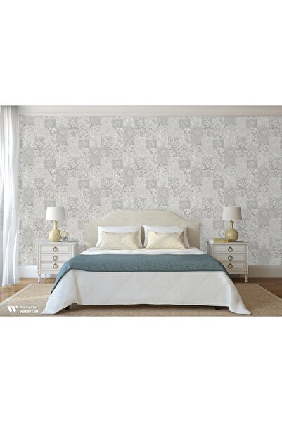 Adawall Tropicano 9911-3 Eskitme Görünümlü Ekru Duvar Kağıdı 16,50m2