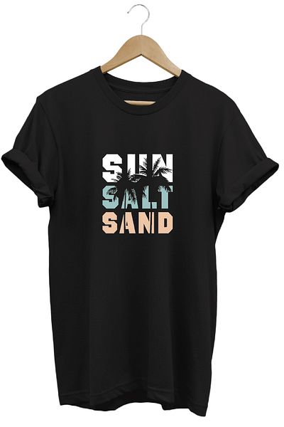remonz Μπλουζάκι Sun Salt Sand Printed 100% Βαμβάκι