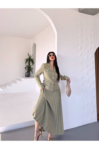 guller tekstil NŐI elegáns szoknyás kabát öltöny