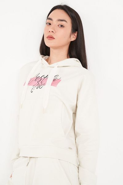 Timeout Women's sweatshirt with hood and print