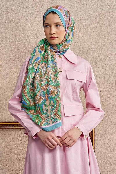 ED Scarf Blue Celebrity Celestial Wrap