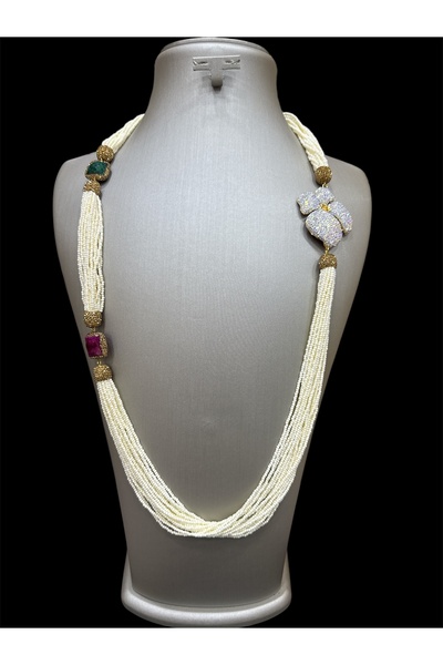 Marmara ÇİÇEK MODEL DOĞAL TAŞLİ KOLYE