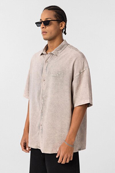 VAMOSCLO Оверсайз сорочка з каменем (корпус)